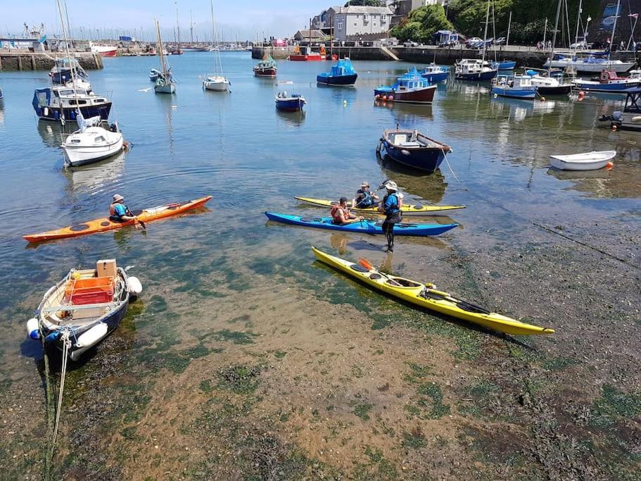 Stunning Penthouse Views To Harbour With Parking. Apartamento Brixham Exterior foto