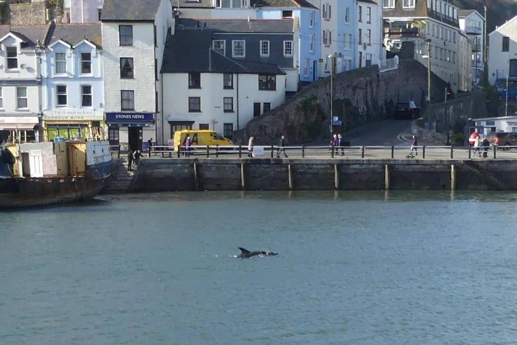 Stunning Penthouse Views To Harbour With Parking. Apartamento Brixham Exterior foto